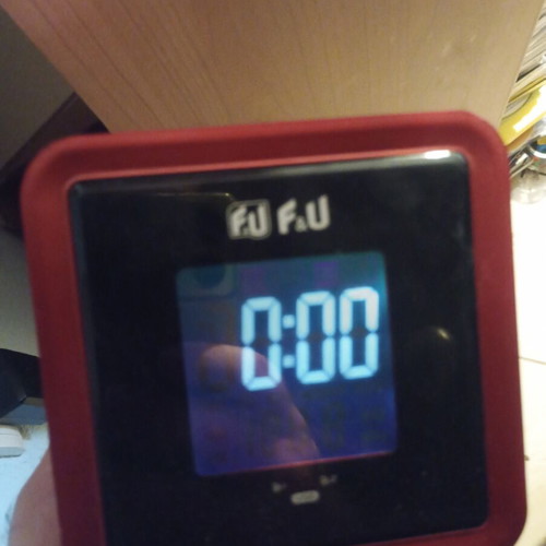 F&U Retro Style Digital Radio Clock used