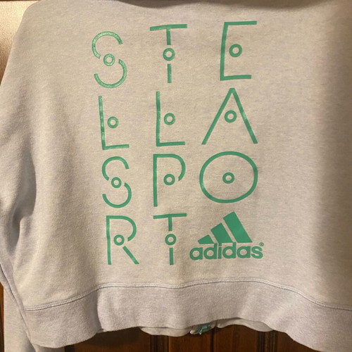 Adidas sports jacket turquoise like new, size S