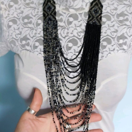 Navaho style multilayer necklace new, handmade