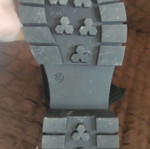 Boots size 38 like new with elastic laces and rhinestones