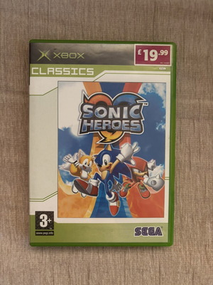 Sonic Heroes Classics Edition Xbox Original game, English full