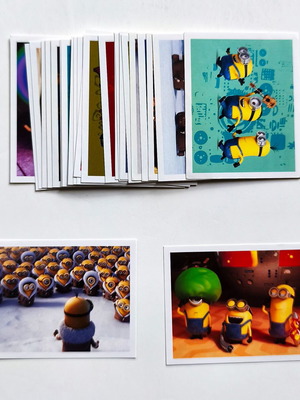 Topps Minions stickers used, 26 different plus 6 duplicates