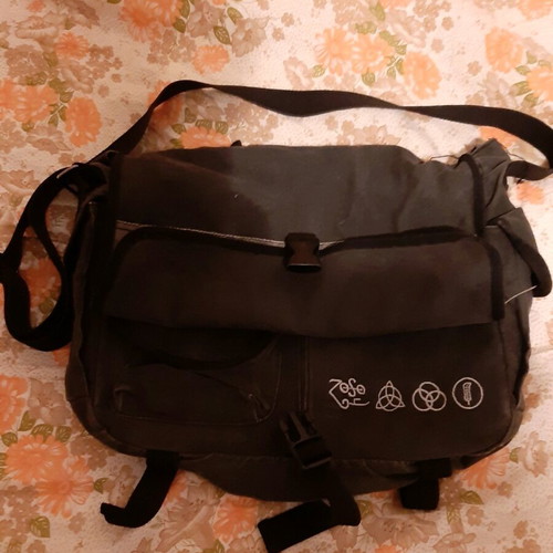 Led Zeppelin shoulder bag used, gray official