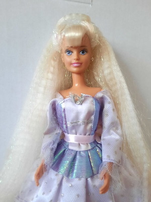 Sindy Hasbro Retro Doll Princess Fairy with Long Crimped Hair 90s used