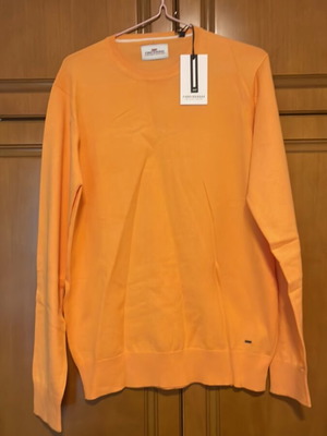 Funky Buddha sweater new, medium, orange, cotton blend