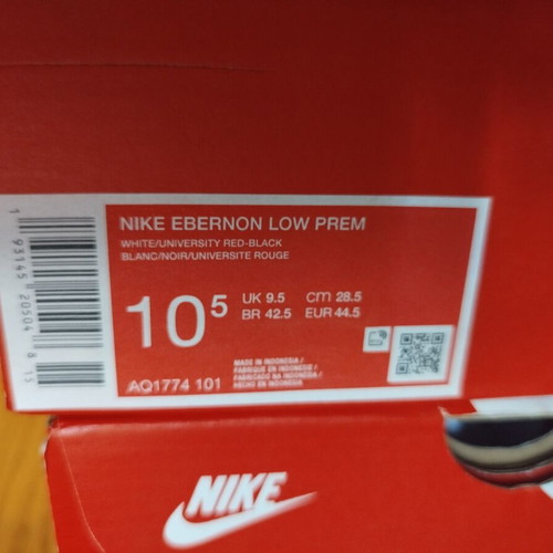 Nike athletic shoes new, size 44.5, red