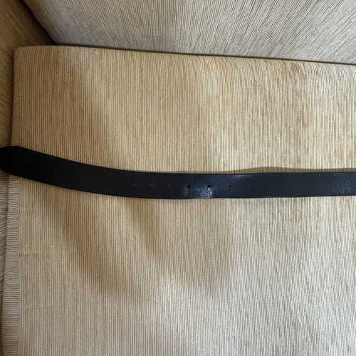 Diesel leather belt used, black, size 105