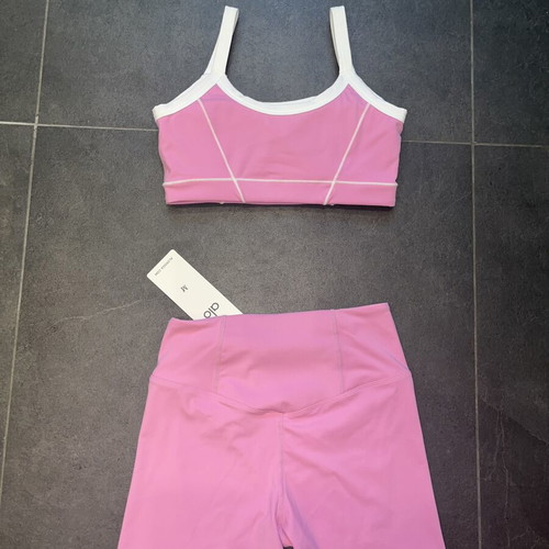 Alo Yoga summer set new, pink
