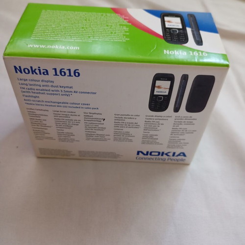 Nokia 1616-2 Retro mobile phone used, for parts with original box and booklet
