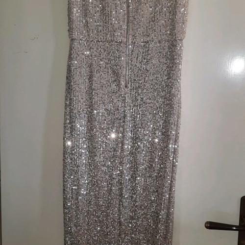 Lynne shiny dress with sequins like new, size 40