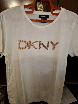 DKNY women's white blouse size M like new