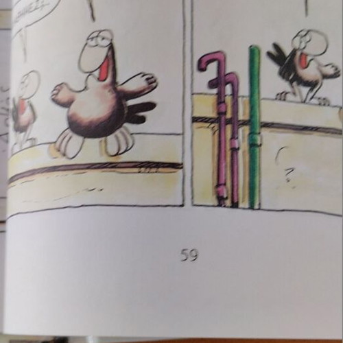 Arkas Chamilés Ptiseis Káne Pouli Na Deis Kalo hardcover comic book