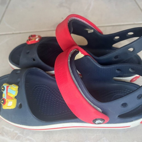 Crocs sandals used, sizes 32 33, blue