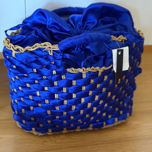 Straw bag Toi&Moi new, blue hand-held