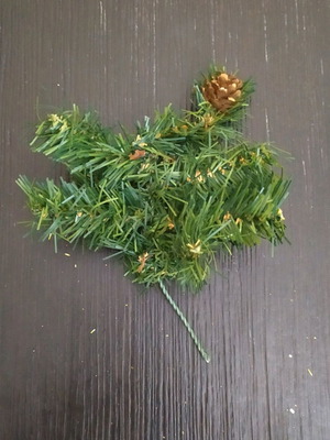 Christmas garland like new, length 18 centimeters