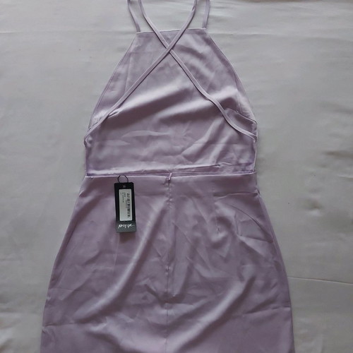 Nasty gal satin dress size M new, purple