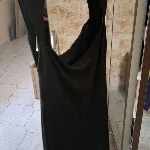 One-piece black jumpsuit like new with elastic fit