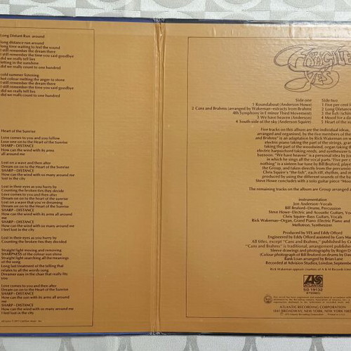 Yes vinyl records used: Owner of a lonely heart, Fragile, Going for the one