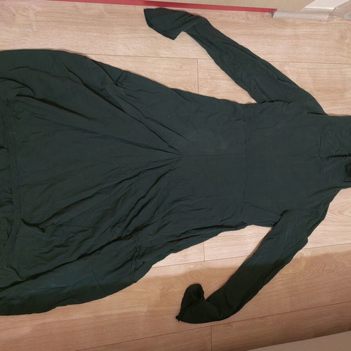 Attrattivo midi dress used, size S, black and green