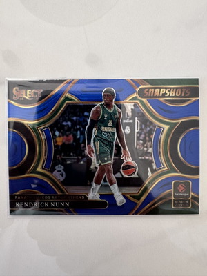 Panini EuroLeague Select Kendrick Nunn Blue Snapshot 49/49 like new