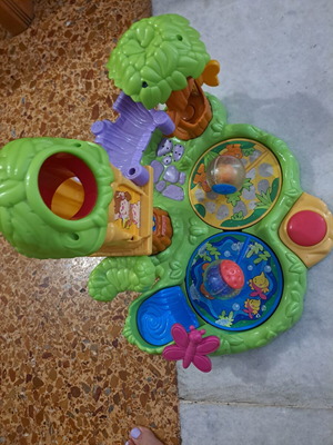 Fisher-Price Amazing Animals Rollin' Around Jungle Playground used toy
