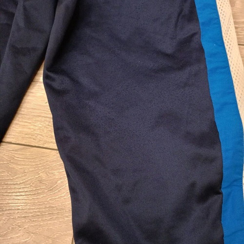 Adidas Snap Pants used, navy and white, retro Y2K