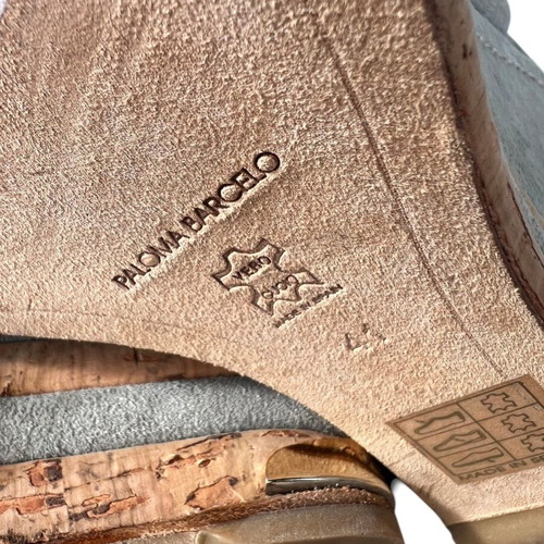 Paloma Barcelò women's suede wedge sandals EU41
