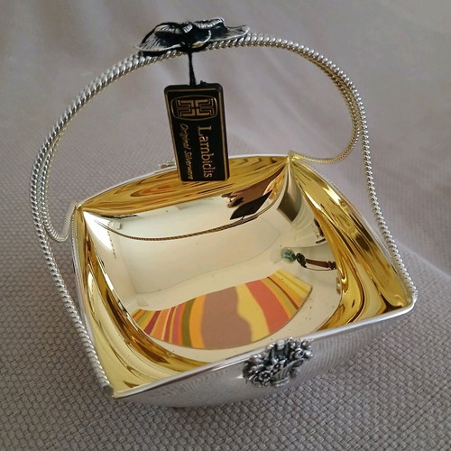 Vintage fondant bowl brand new Lambidis Silverware original!