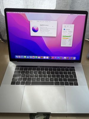 MacBook Pro 15-inch 2016 TouchBar with i7 processor, 16GB RAM, 500GB SSD