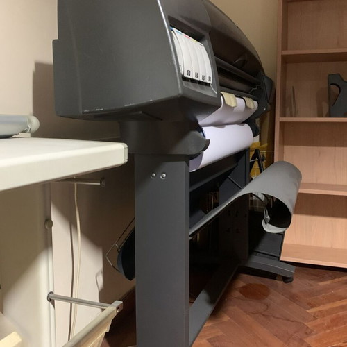 HP Designjet 1050C Plotter used with inks and printheads