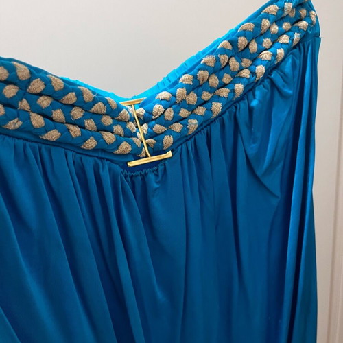 Strapless top turquoise like new
