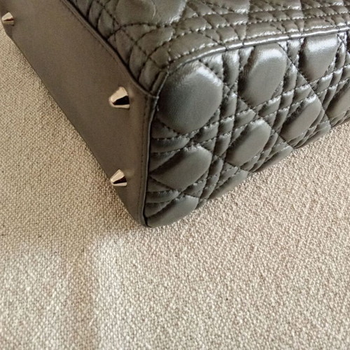 Dior Lady Dior medium handbag, grey