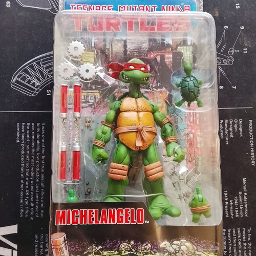 Michelangelo figure NECA Tmnt Teenage Mutant Ninja Turtles 2008 new