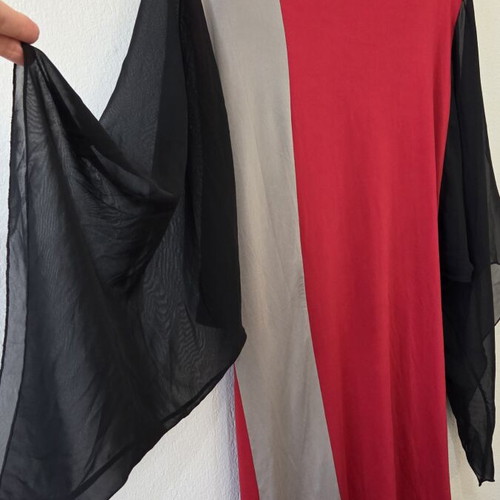 Blouse dress L with unique sleeves, new