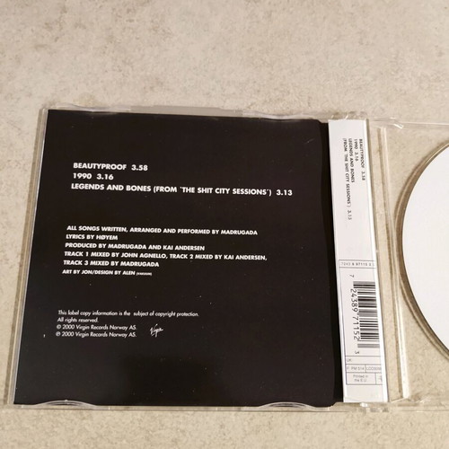 Madrugada Beautyproof single used with 3 songs