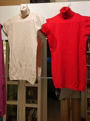 Short-sleeve sweaters and vest like new, size S-M, viscose blend