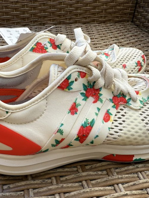 Adidas Stella McCartney sneakers new, size 37 1/3, white and red