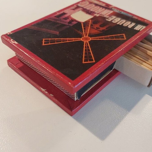 Vintage Moulin Rouge matchbox like new