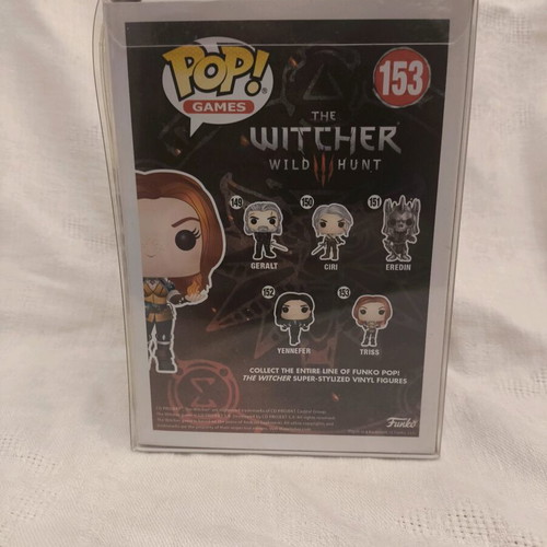 Funko Pop Triss The Witcher Wild Hunt with Protector New