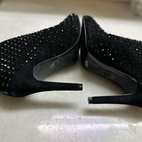 Michael Kors ankle boots black with strass studs like new, size 37