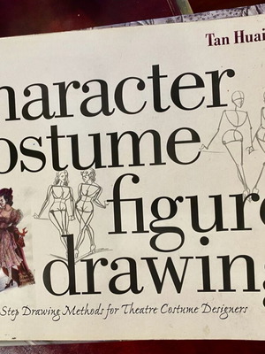 Character Costume Figure Drawing βιβλίο μεταχειρισμένο στα αγγλικά