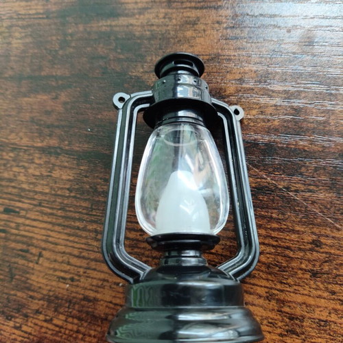 Miniature lantern like new with battery and switch