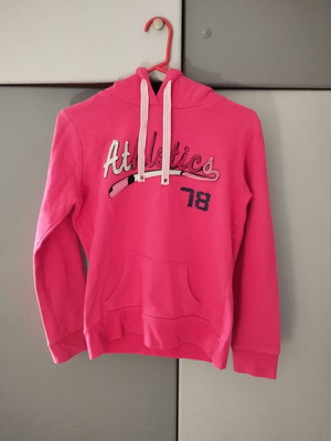 Athletics women's hoodie pink, like new, size M