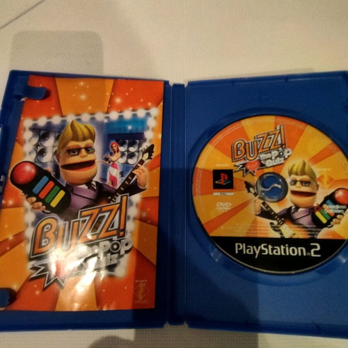 Buzz! The Pop Quiz PS2 used with manual
