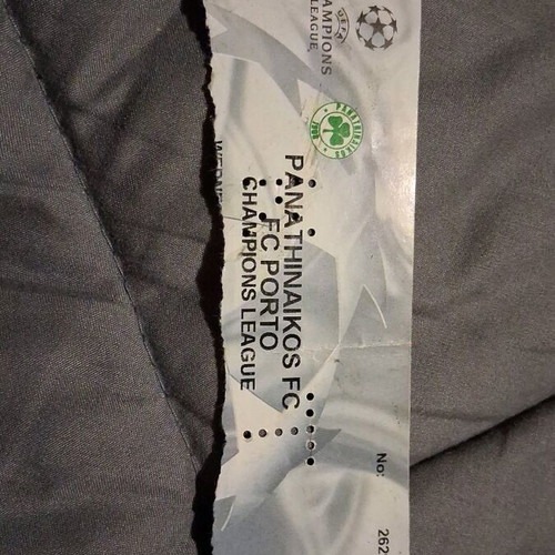 Old sports tickets used