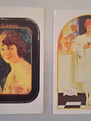 Συλλεκτικά αυτοκόλλητα Panini The World of Coca-Cola 1985 σαν καινούργια, Νο.16 & Νο.38