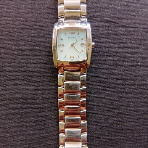 DKNY quartz watch with metal bracelet