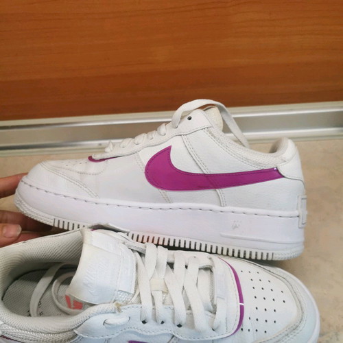 Nike Air Force 1 Shadow women's sneakers like new, size 40, white