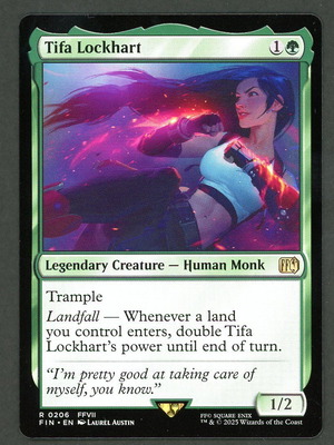 MTG Final Fantasy Tifa Lockhart Magic The Gathering card