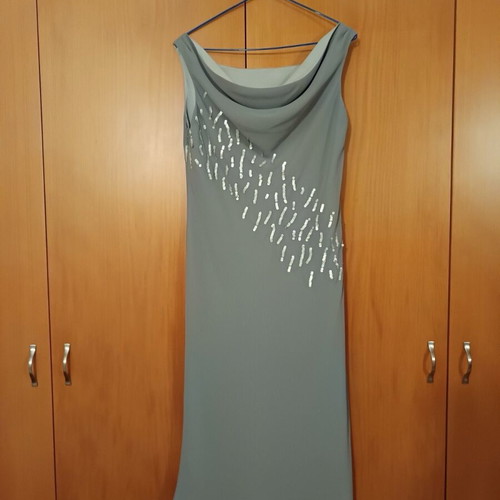Dress and jacket Lydia Creations gray like new, size L